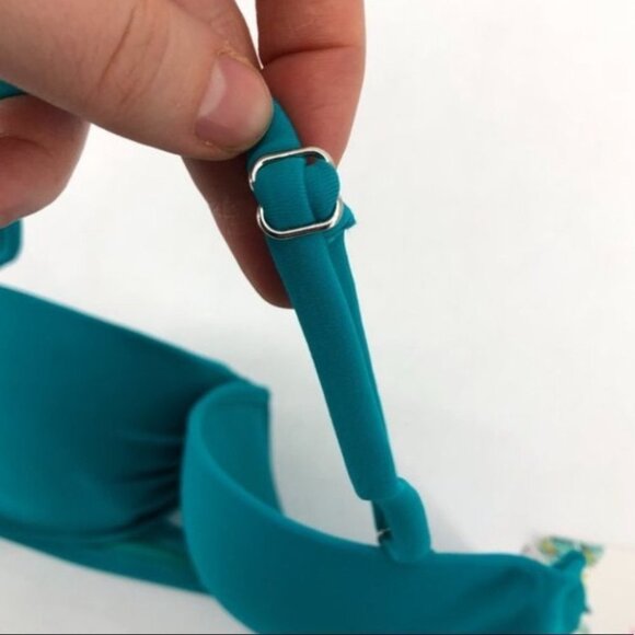 NWT Miss Miss teal bikini top and bottoms - Picture 11 of 16